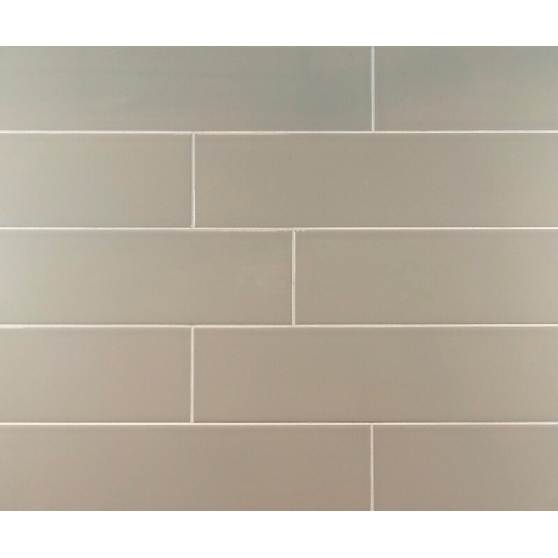 Mulia Tile Classic Subway 4 X 16 Tile In Light Taupe Wayfair